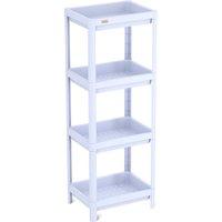 Стеллаж Sheffilton SHT-SS25-4 (пастельно-лиловый)