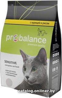 Сухой корм для кошек Probalance Sensitive с чувствительным пищеварением Курица и рис 1.8 кг