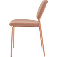 Стул Stool Group Gigi DRC-9155-B (коричневый букле/ножки розовые)