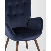 Стул Stool Group Гранд KAS (вельвет синий)