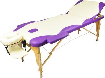 

Массажный стол Atlas Sport 70 см складной 3-с деревянный (кремово-фиолетовый)