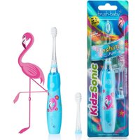 Электрическая зубная щетка Brush-Baby KidzSonic Flamingo