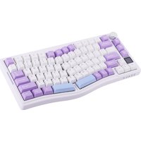 Клавиатура Ajazz AKS075 (белый/фиолетовый, Ajazz Flying Fish)