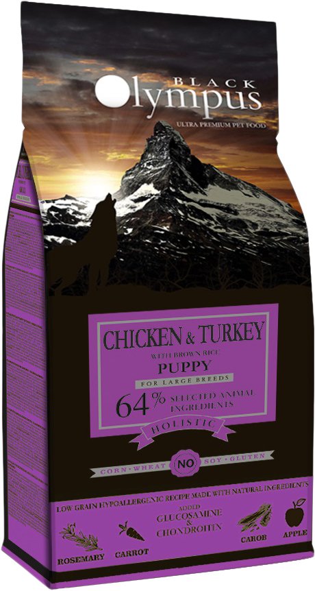 

Сухой корм для собак Black Olympus Puppy Large Breeds Chicken & Turkey (для щенков крупных пород с курицей и индейкой) 2 кг