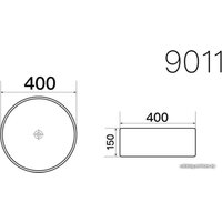 Умывальник Axus 40 9011