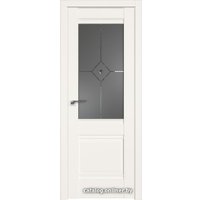 Межкомнатная дверь ProfilDoors Классика 2U L 60x200 (дарквайт/графит с прозрачным фьюзингом)