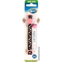 Ошейник Duvo Plus Рыбья кость 11189/black-pink (черный/розовый)