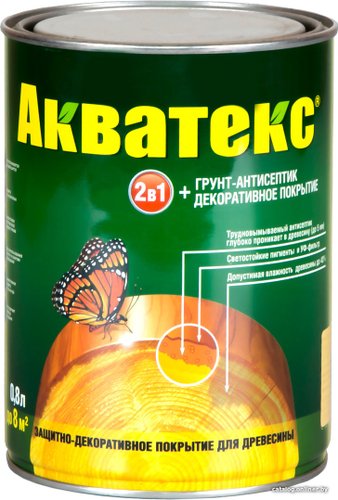 Пропитка Акватекс Пропитка на алкидной основе (бесцветный, 0.8 л)