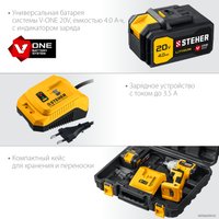 Гайковерт Steher CWB-300-1 (с 1-им АКБ, кейс)