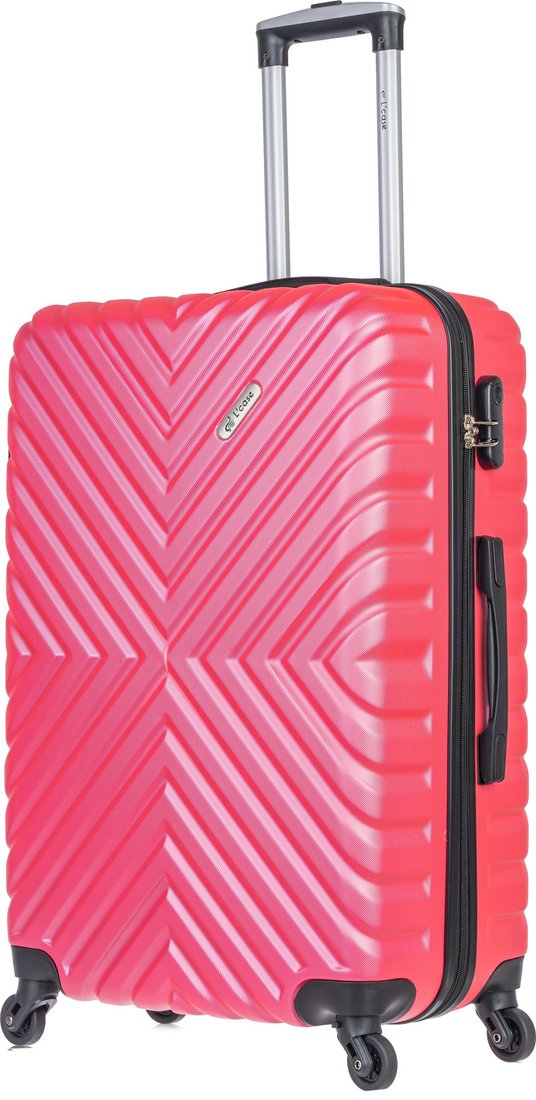 

Чемодан-спиннер L'Case New-Delhi BCP-1205 (L, розовый)