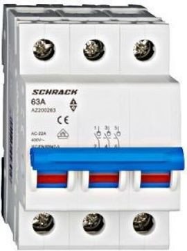 Выключатель нагрузки Schrack Technik AZ 3p 063A AZ200263