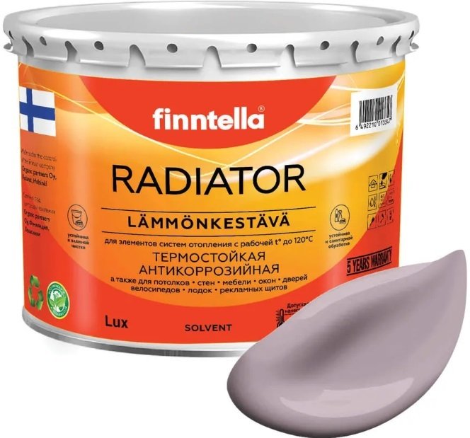 

Краска Finntella Radiator Metta F-19-1-3-FL107 2.7 л (серо-лиловый)