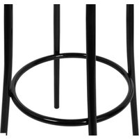 Табурет СоюзРегионПоставка Барный каркас черный, экокожа (Стандарт Серый) СРП 020-01