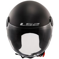 Мотошлем LS2 OF558 Sphere II Solid (L, черный матовый)