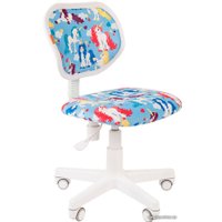 Компьютерное кресло CHAIRMAN Kids 106 (белый/единороги)