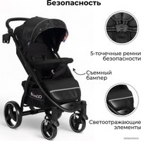 Коляска прогулочная «книга» Bubago Cross City BG 117-4 (мистический черный)