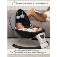 Шезлонг Amarobaby Teddy Swing AB24-22TED/09 (черный)
