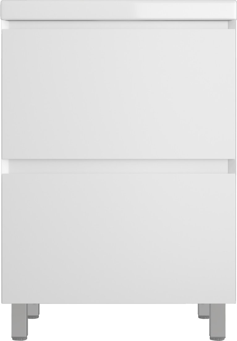 

Style Line Тумба под умывальник Манхэттен 50см 2 ящика Plus (напольная)