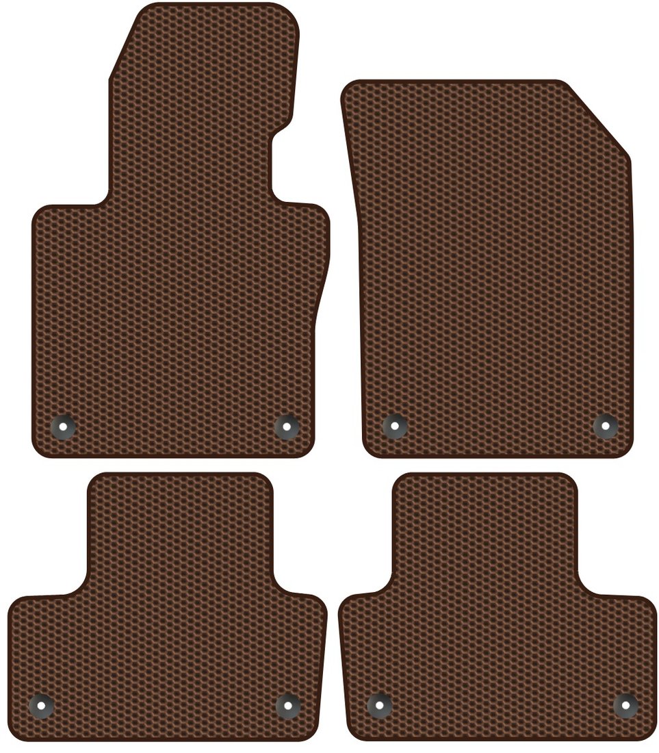 

Комплект ковриков для авто Alicosta Volvo XC60 II (suv / UZ) 2017 - Н.В. (коричневый, сота)