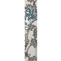 Керамическая плитка Tubadzin Gris Flower Turkus 74x360