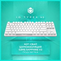 Клавиатура IO by Red Square Typex v2 g3ms Sapphire (розовое золото)