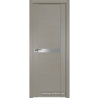 Межкомнатная дверь ProfilDoors 2.01XN R 80x200 (стоун, стекло Lacobel Серебряный лак)