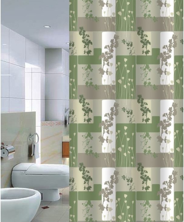 

Шторка-занавеска для ванны Primanova Greenery DR-50024