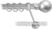 

Карниз для штор Lm Decor Тифани 037 1р гладкий 25мм (сатин, 1.6м)