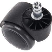 Ролики для кресла Brabix d11 532009 (5шт, пластик/полиуретан черный)