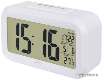 Настольные часы Perfeo Snuz PF-S2166 (белый)