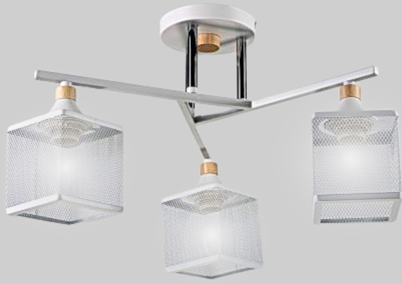 

Люстра средней высоты Aitin Pro НПБ 02-3x60-101 96145/3 (хром/белый)