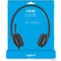 Наушники Logitech USB Headset H340