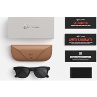 Умные очки Ray-Ban Meta Wayfarer Gen 2 RW4012 (черный матовый/прозрачный)