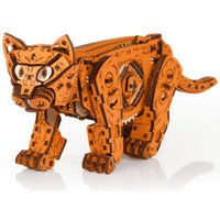 Сборная модель Eco-Wood-Art Котенок (рыжий)