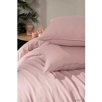 1.5-спальный комплект постельного белья Arya Natural Stone Washed 8680943227331 (розовый)