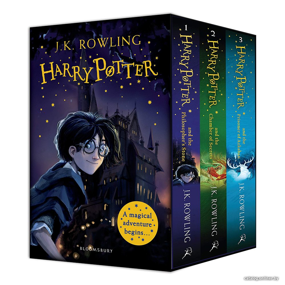 Набор книг издательства Bloomsbury. Harry Potter 1-3 Box Set: A Magical, Rowling J.K.