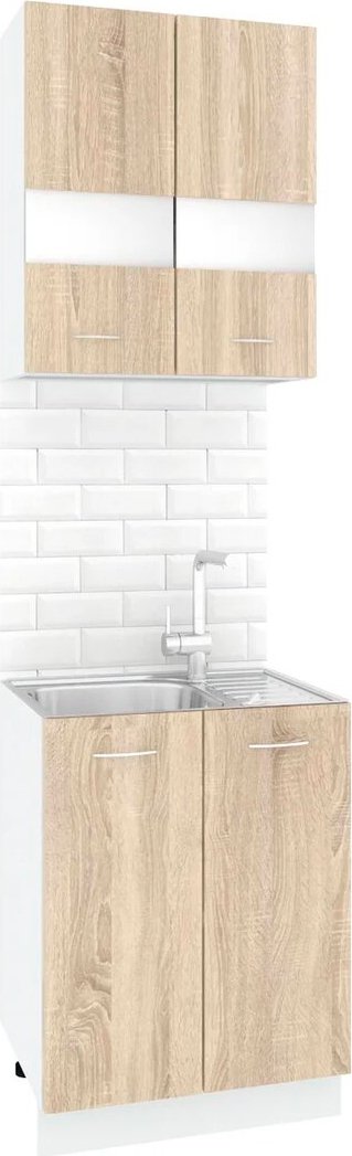 

Готовая кухня Кортекс-мебель Корнелия Экстра 60м2д (дуб сонома)