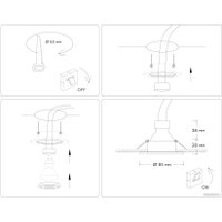 Точечный светильник Ambrella light Standard Tech TN102451