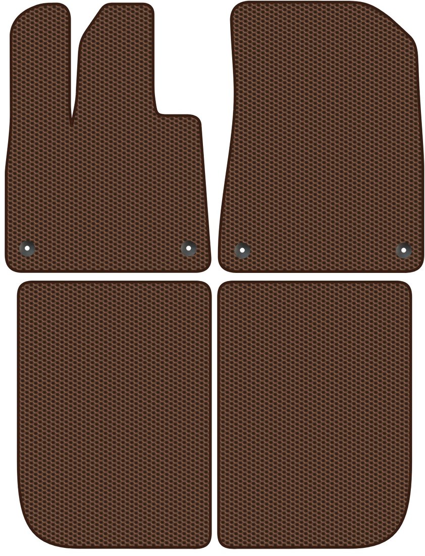 

Комплект ковриков для авто Alicosta Voyah Dream First (VIP) I (минивэн / Гибрид (4 места)) 2023 - Н.В. (коричневый, сота)