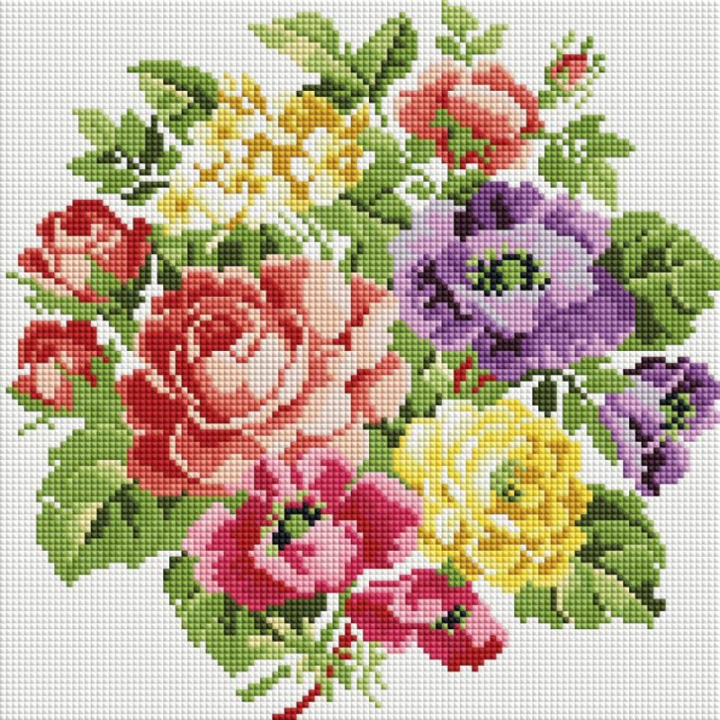 

Алмазная мозаика Белоснежка Вальс цветов 062-ST-S