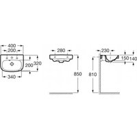 Умывальник Roca Debba 327998000