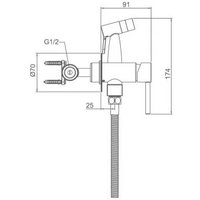 Гигиенический душ Gappo G7206-3