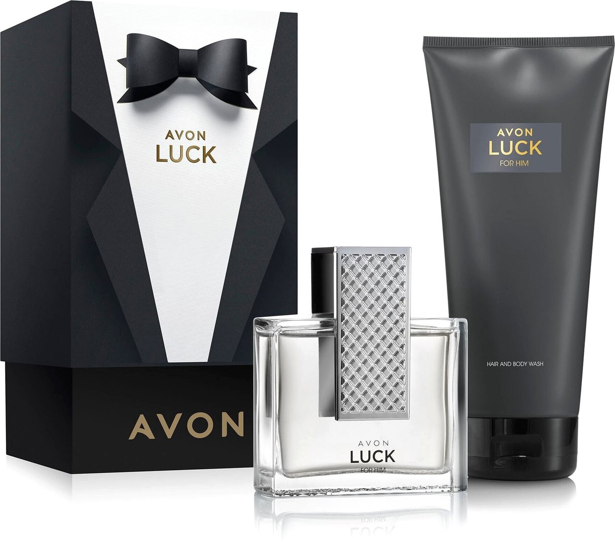 

Парфюмерный набор Avon Luck для него 75 мл + Шампунь-гель для мужчин 200 мл