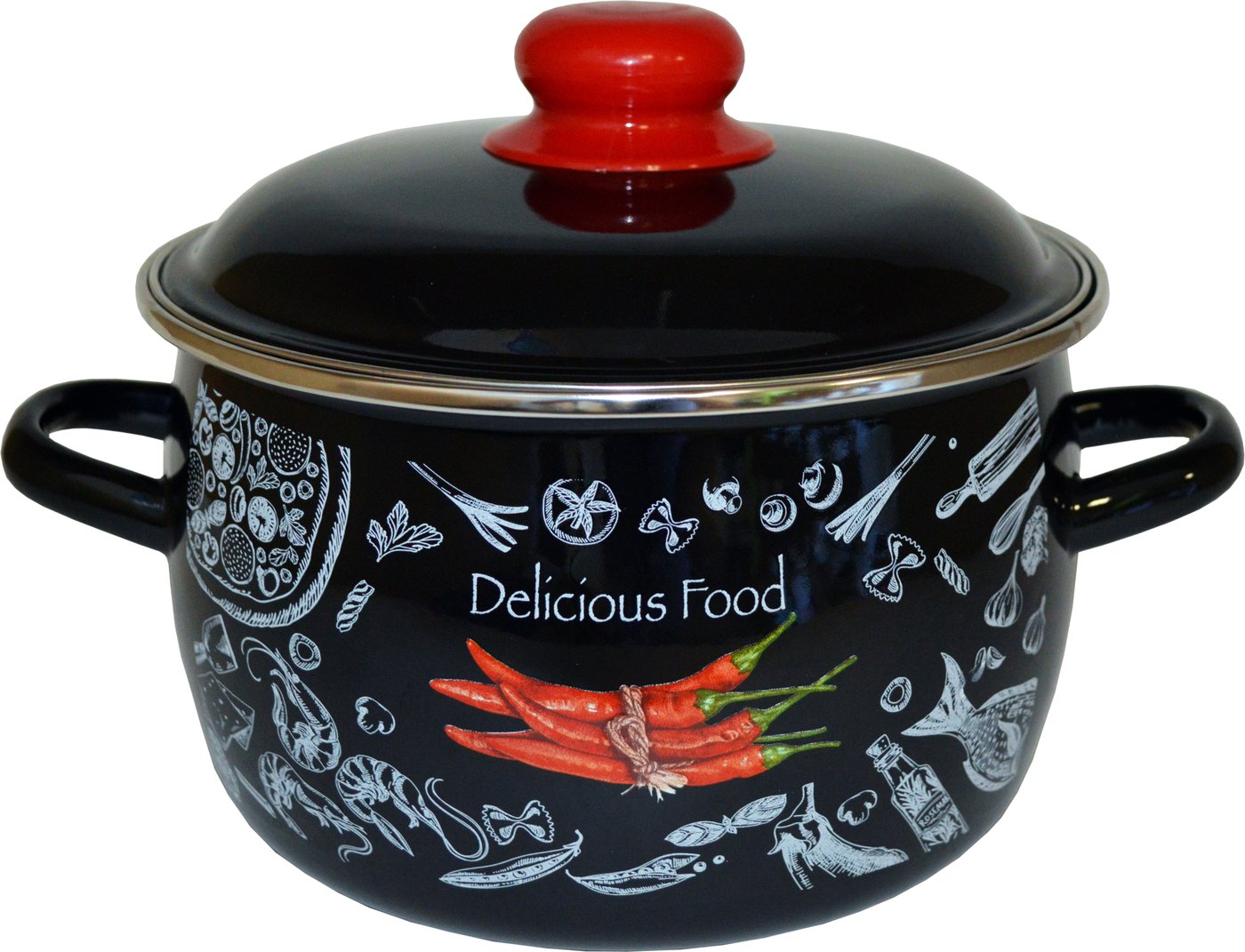 

Кастрюля Appetite Chilli 1МС181Р