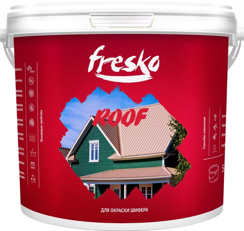 

Краска Fresko Roof 5 кг (красно-коричневый)