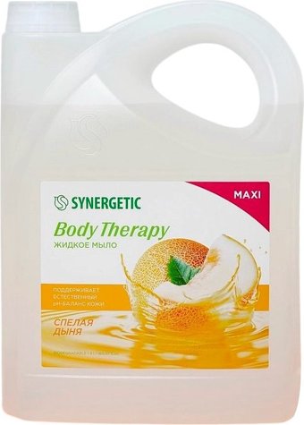 Synergetic Жидкое мыло Body Therapy Спелая дыня 5 л