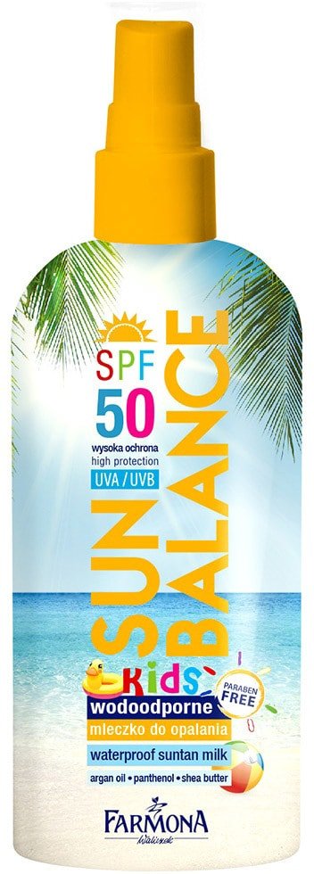 

Молочко солнцезащитное Farmona Sun Balance Молочко для загара детское 1+ SPF 50 150 мл
