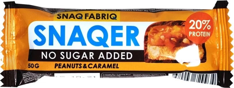

Протеиновый батончик Snaq Fabriq Snaqer (50 г, арахис карамель)