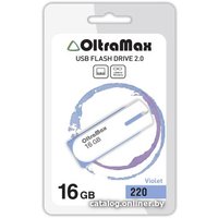 USB Flash OltraMax 220 16GB (фиолетовый) [OM-16GB-220-Violet]