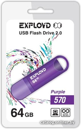 Exployd 570 64GB (fioletowy) [EX-64GB-570-Purple]